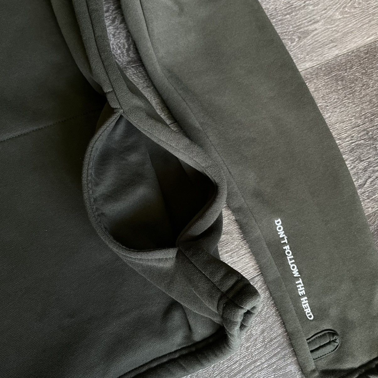 Other Rein Love Clothing Icon Embroidered Logo Hoodie Khaki White Size US XL / EU 56 / 4 - 7 Thumbnail