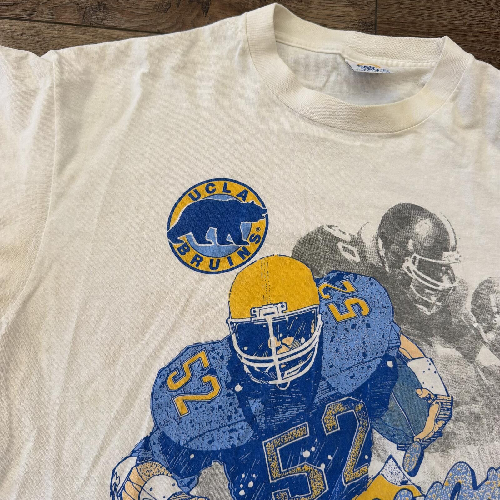 Other Vintage 80s UCLA Bruins Football Shirt College University Size US L / EU 52-54 / 3 - 10 Thumbnail