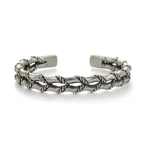 Japanese Brand Double Layer Bamboo Bracelet Size ONE SIZE - 3 Thumbnail