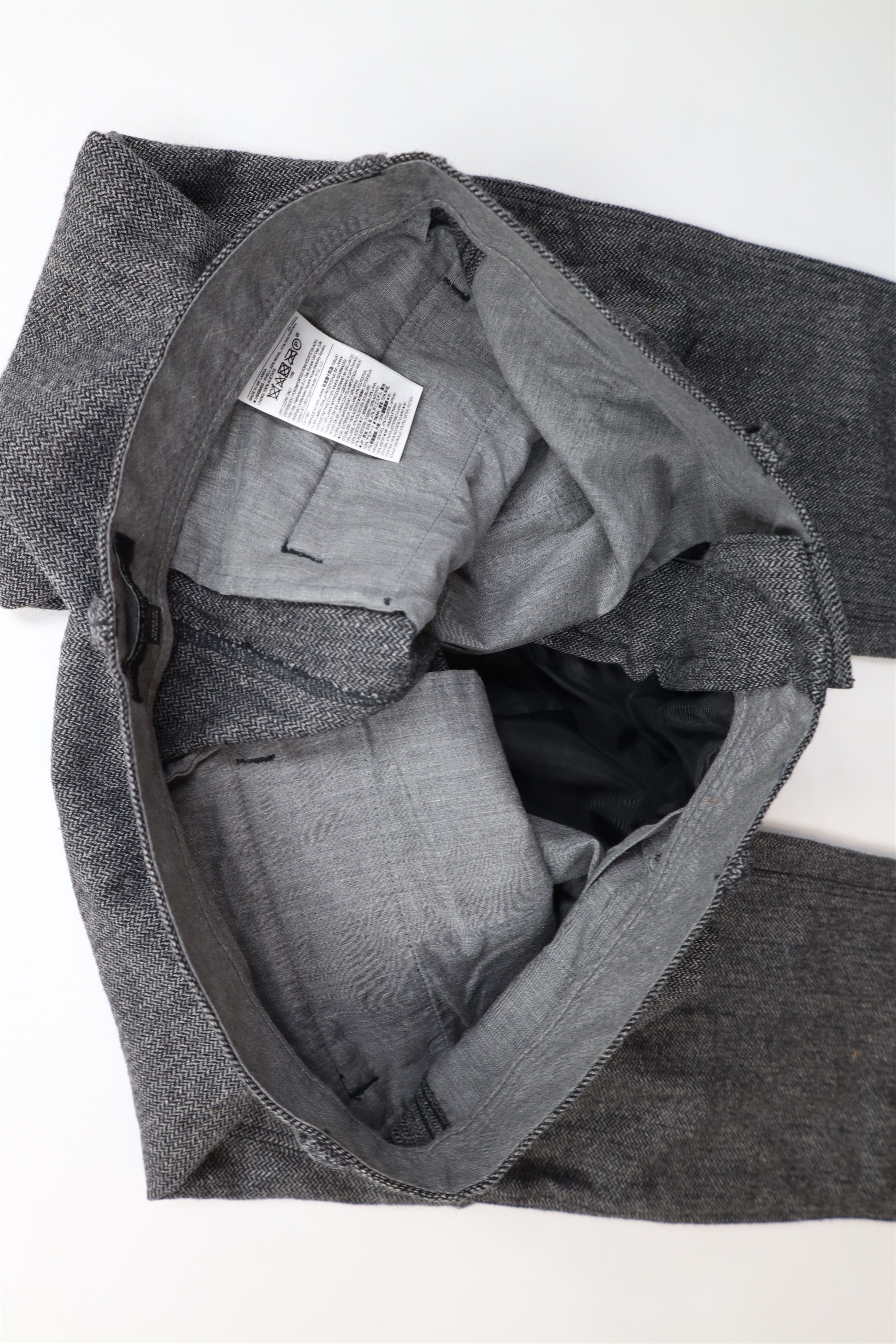 Banana Republic × Vintage Banana Republic Wool Blend Herringbone Aiden Fit Chino Pants Size US 33 - 9 Thumbnail