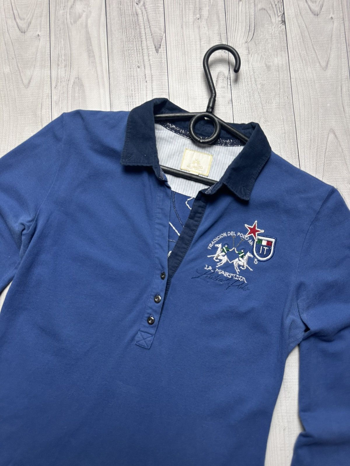 La Martina × Vintage Vintage L A Martina jersey Italy big logo rugby size S Size S / US 4 / IT 40 - 3 Thumbnail