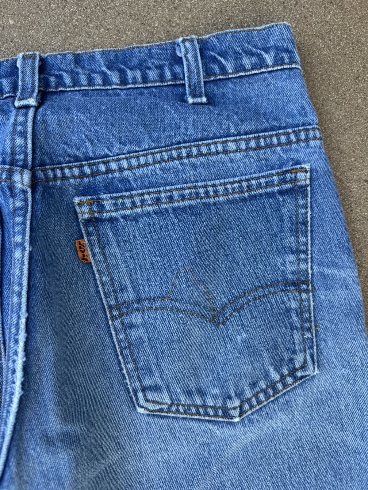Levi's Vtg 80’s Levi’s 646 Orange Tab Bellbottom Flare Jeans 33x29 Size US 33 - 8 Thumbnail
