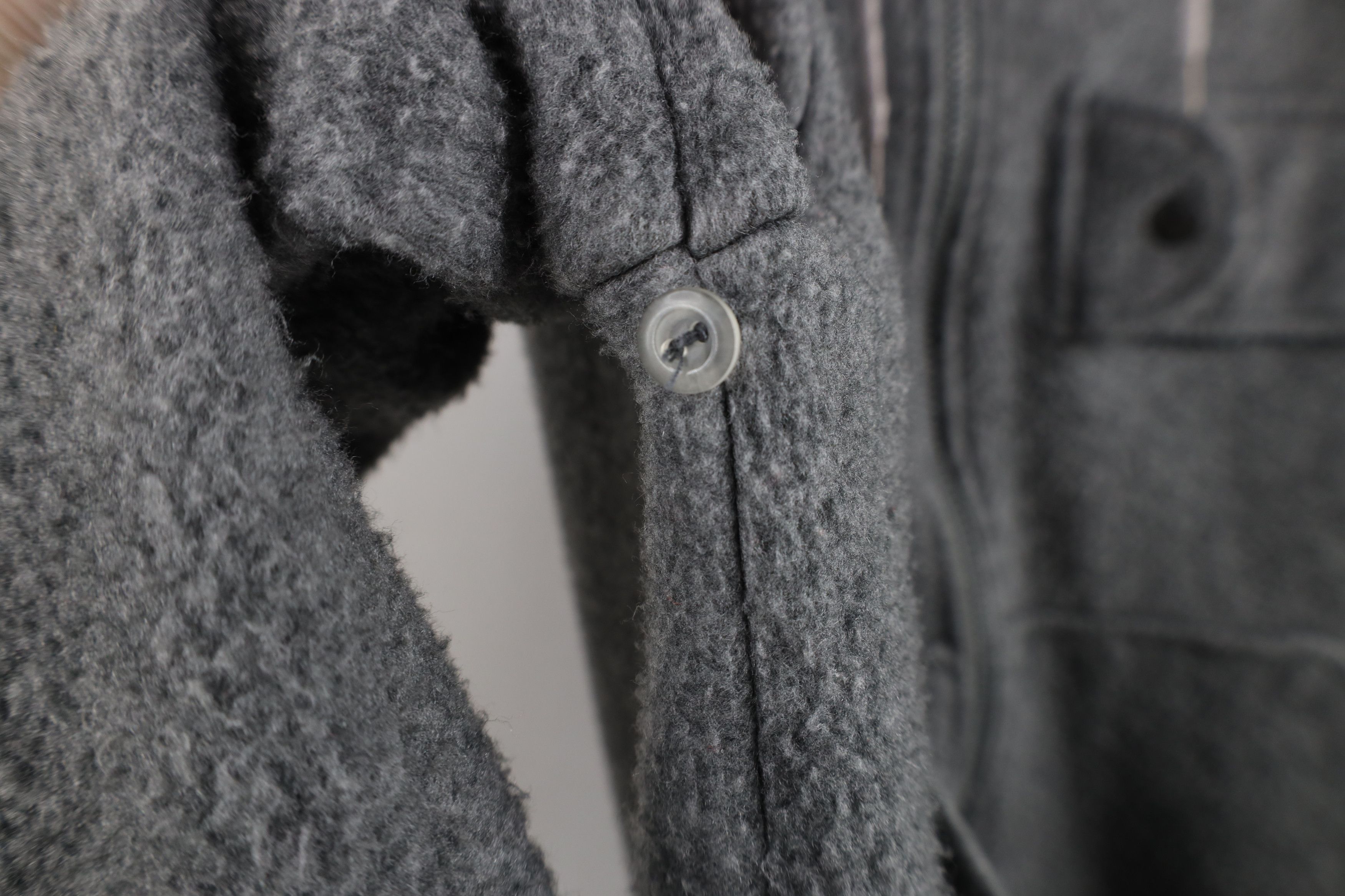 Vintage Vintage 90s Streetwear Blank Full Zip Fleece Hooded Jacket Size US M / EU 48-50 / 2 - 6 Thumbnail