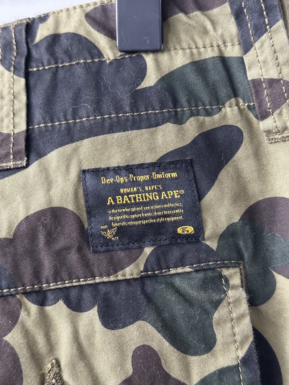 Bape BAPE Cargo Pants Green Camo Size US 32 / EU 48 - 10 Thumbnail