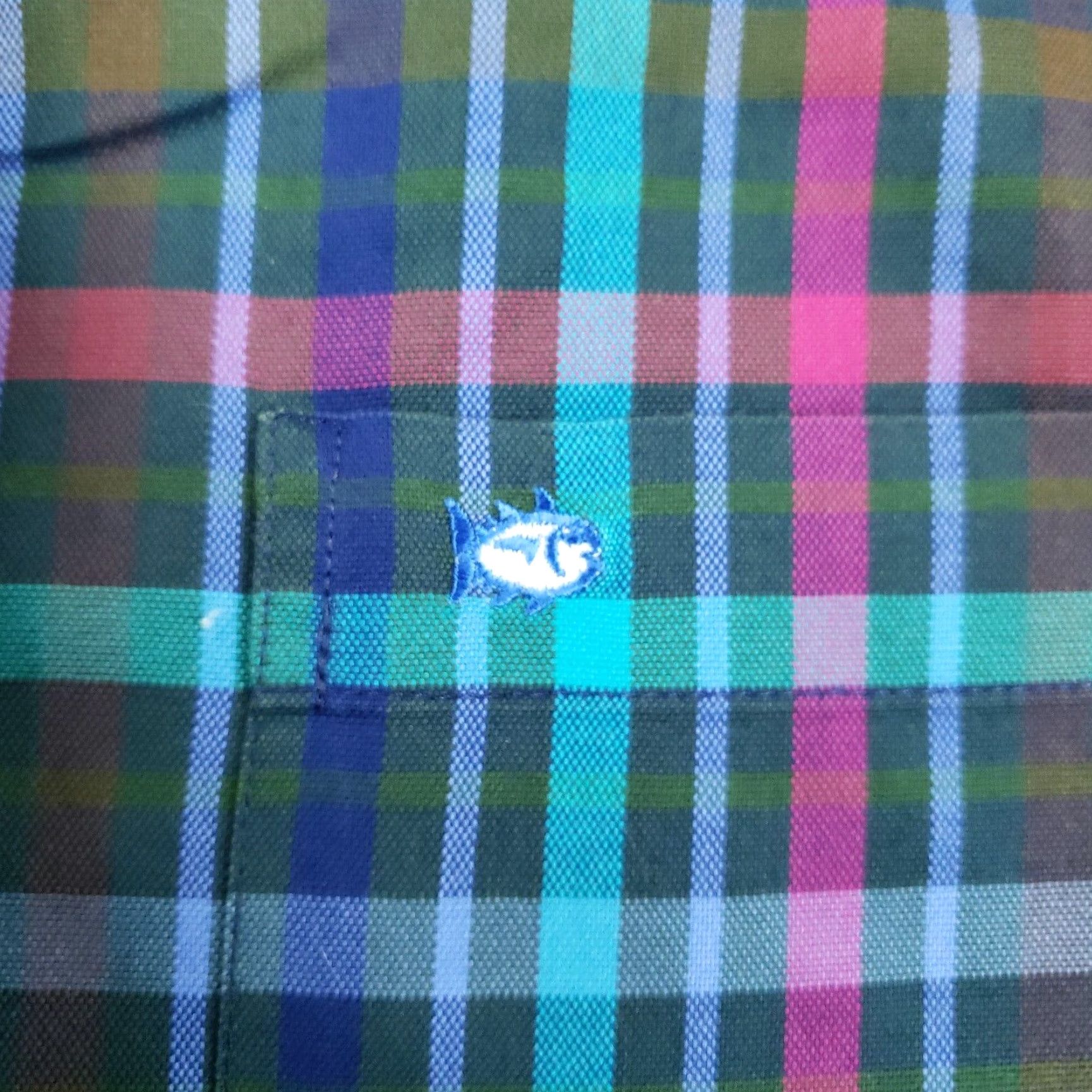 Southern Tide Southern Tide Plaid Button Up Shirt Men Medium Blue Long Sleeve Casual Classic Fit Size US M / EU 48-50 / 2 - 6 Thumbnail