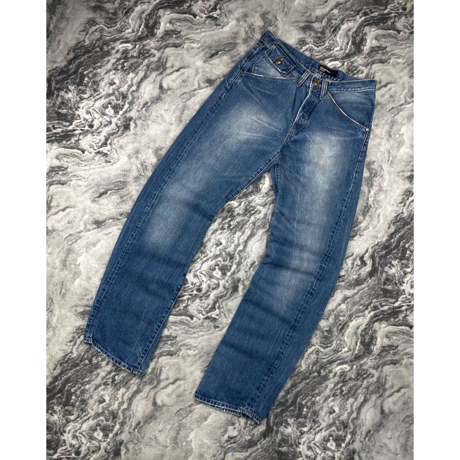 Levi's VINTAGE Levi’s Engineered Jeans Men Size 31x34 Blue Denim Twisted Seams Size US 31 - 2 Thumbnail