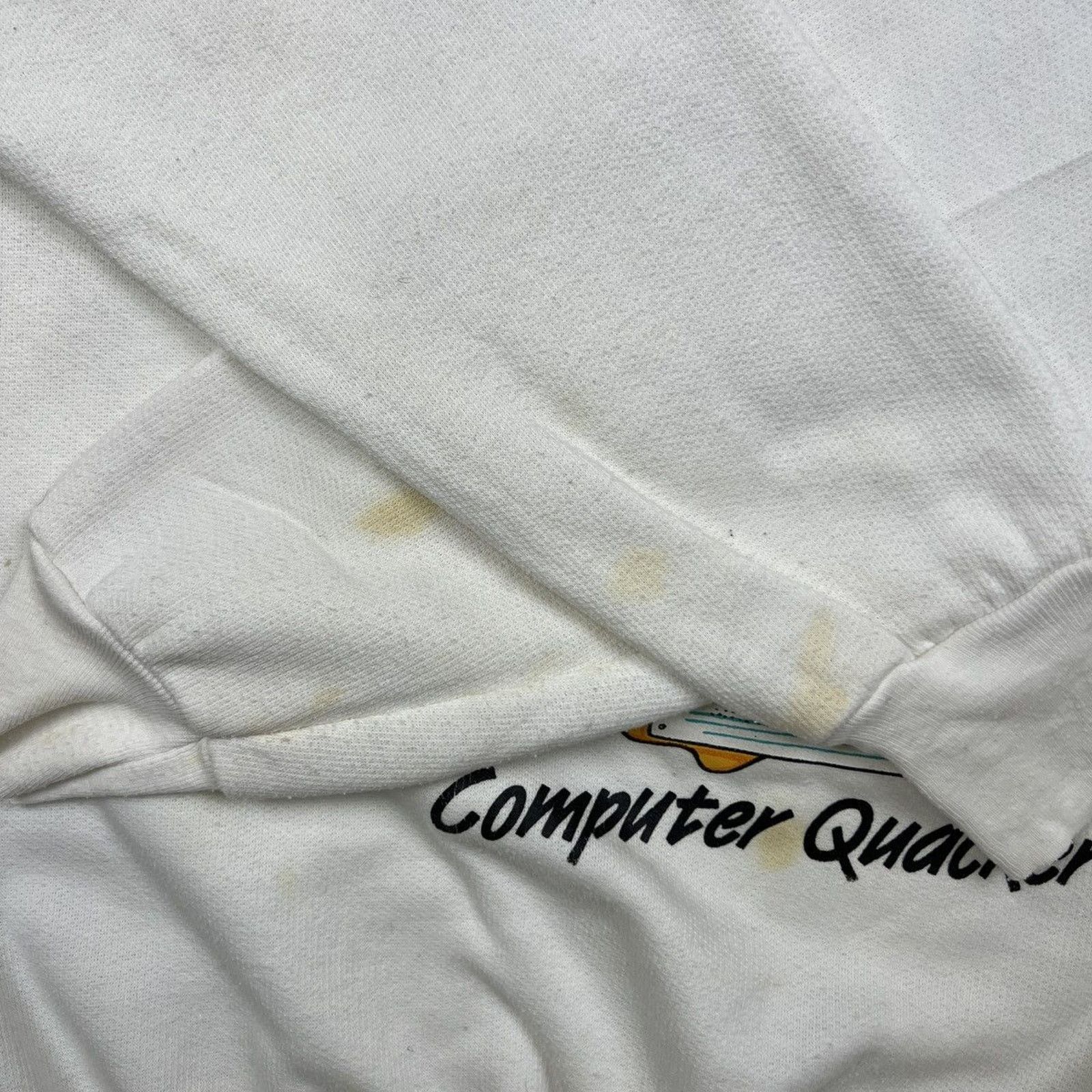 Vintage Vintage 1987 Computer Quacker Duck Sweatshirt Small Funny Size US S / EU 44-46 / 1 - 4 Thumbnail