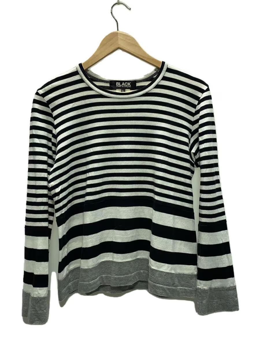 Comme des Garcons × Comme des Garcons Black Striped Long Sleeve Tee Size US L / EU 52-54 / 3 - 1 Thumbnail