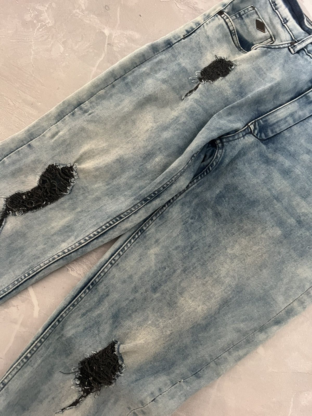 Japanese Brand Japanese Destroyed Slim Blue / If Six Was Nine Style Swag Size US 33 - 4 Thumbnail