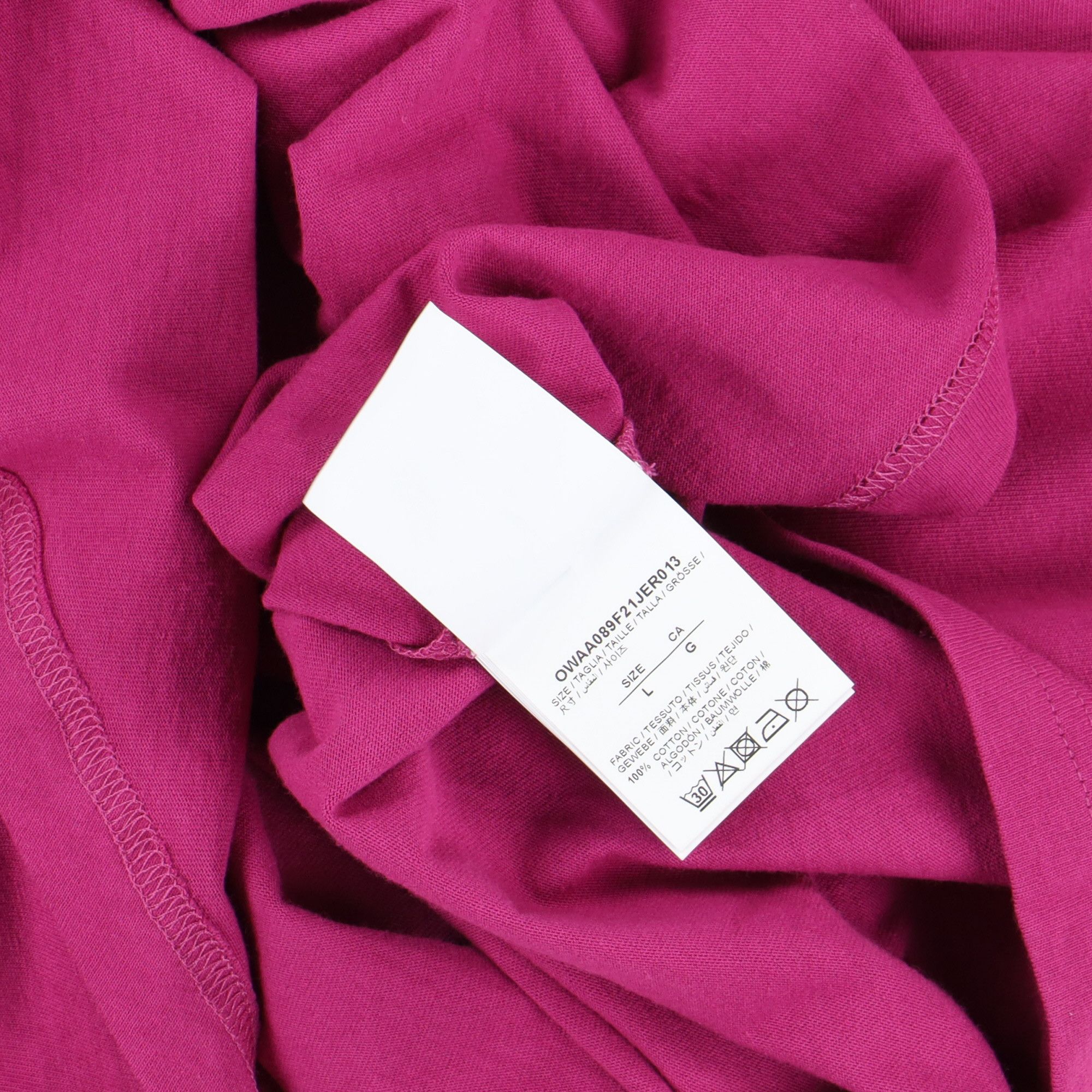 Off-White Pink Varsity Longsleeve T-shirt Size L / US 10 / IT 46 - 3 Thumbnail
