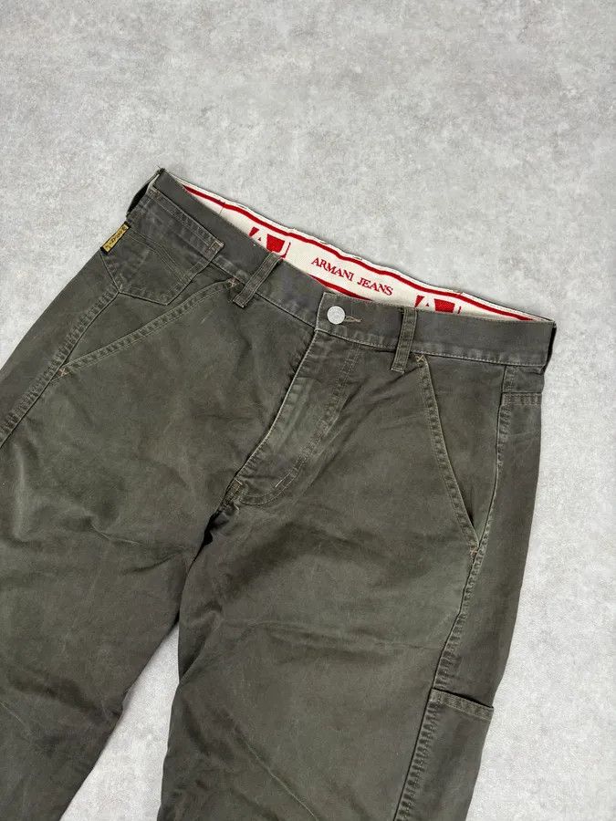 Armani 2000s Armani Olive Light Cozy Pants Size US 32 / EU 48 - 5 Thumbnail