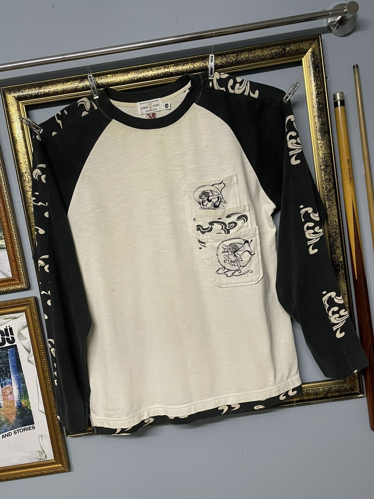 Designer × Japanese Brand × Vintage Vintage Iconic Karakuri Generation Embroidery God Sukajan Size US M / EU 48-50 / 2 - 2 Thumbnail