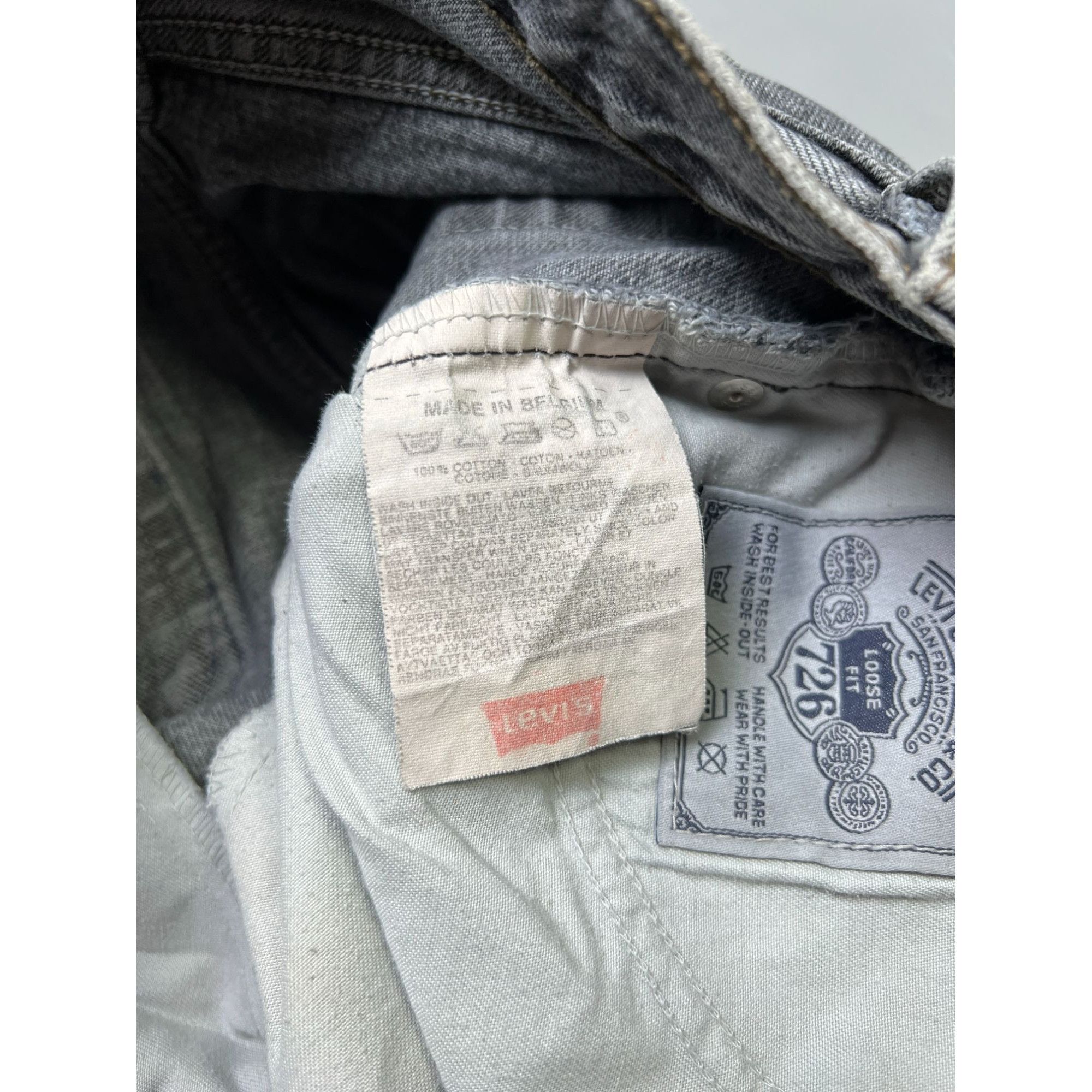 Levi's Levi’s 726 Silver Tab Loose Fit Denim Jeans (Y1052) Size US 32 / EU 48 - 11 Thumbnail