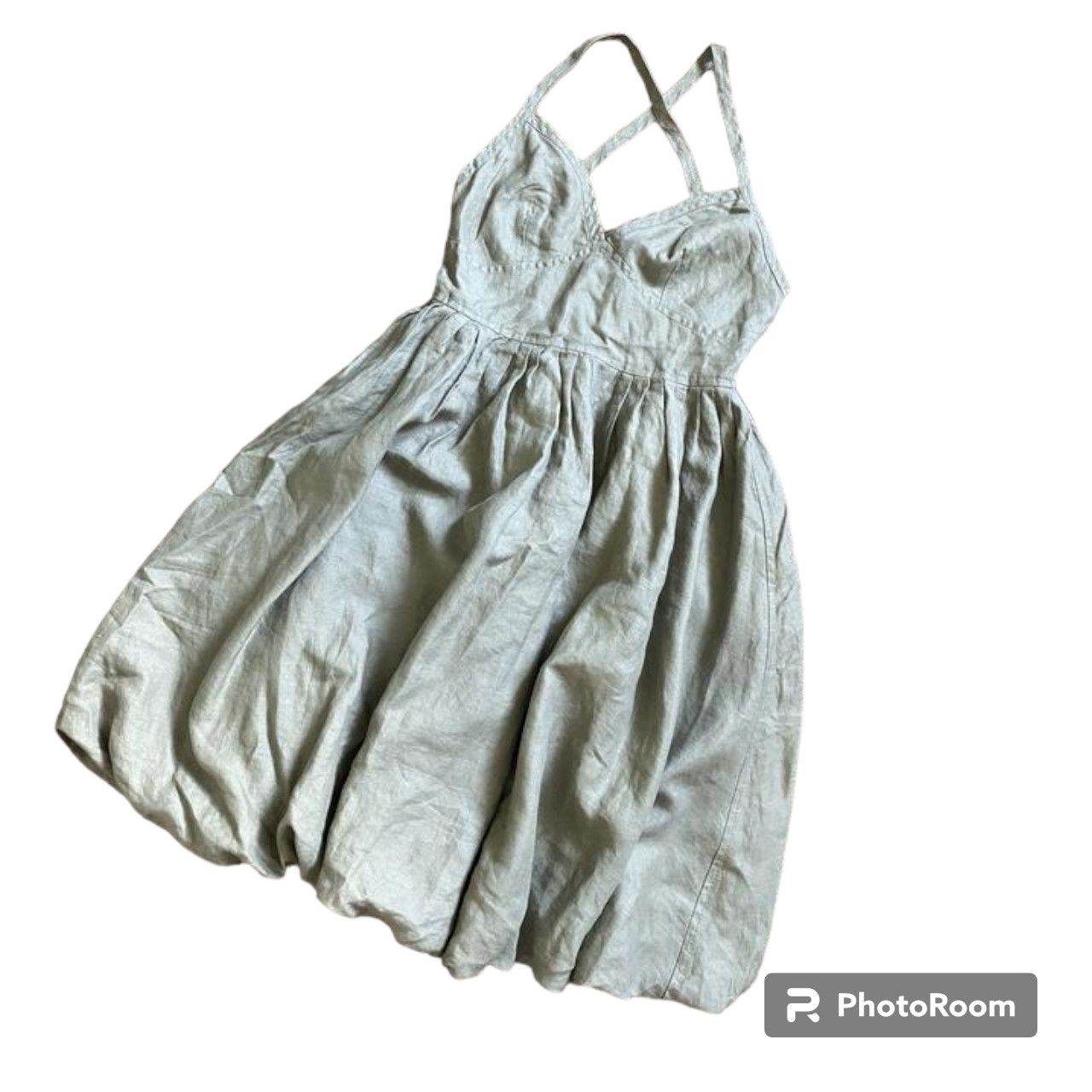 Other BUBBLE hem mini dress Sz XS italian brand STEFANEL Size XS / US 0-2 / IT 36-38 - 2 Thumbnail