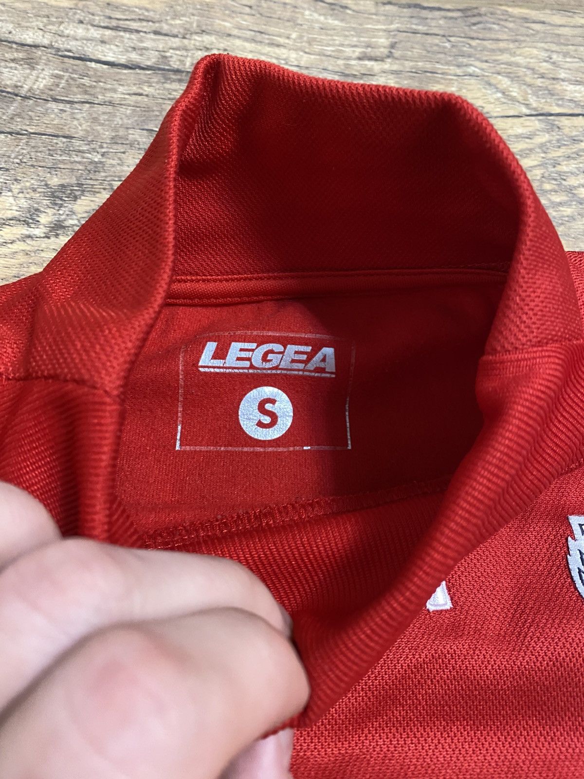 Vintage NEC Nijmegen x Legea Training Drill Top Red Small Size US S / EU 44-46 / 1 - 3 Thumbnail