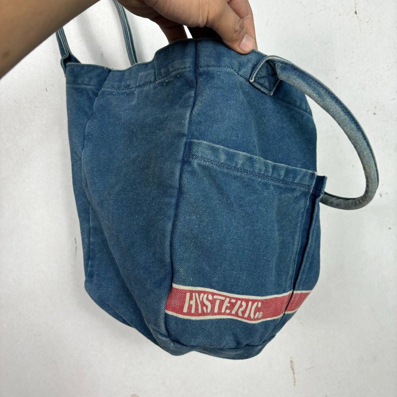 Hysteric Glamour VTG Hysteric Glamour Archive Denim Tote Bag 90s Japan Y2K Size ONE SIZE - 5 Thumbnail