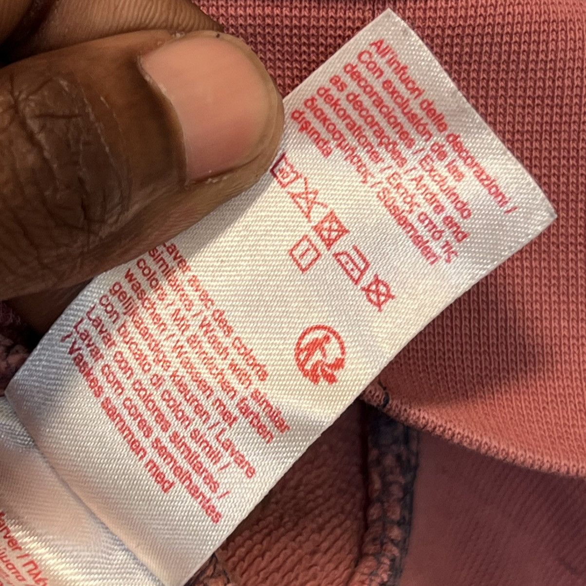 Lacoste × Supreme Supreme Lacoste Crewneck Pink Size US L / EU 52-54 / 3 - 7 Thumbnail