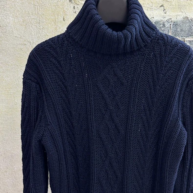 Thom Browne Thom Browne Blue and grey high collar sweater Size US XS / EU 42 / 0 - 4 Thumbnail