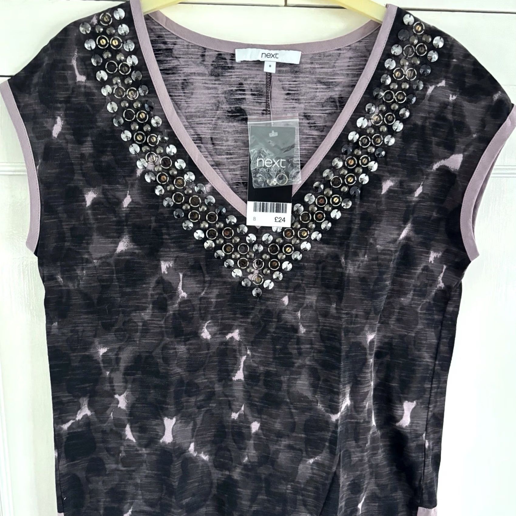 NEXT Next Sleeveless Shirt Top Size UK 8 Womens New With Tags BNWT Summer Holiday Size M / US 6-8 / IT 42-44 - 3 Thumbnail
