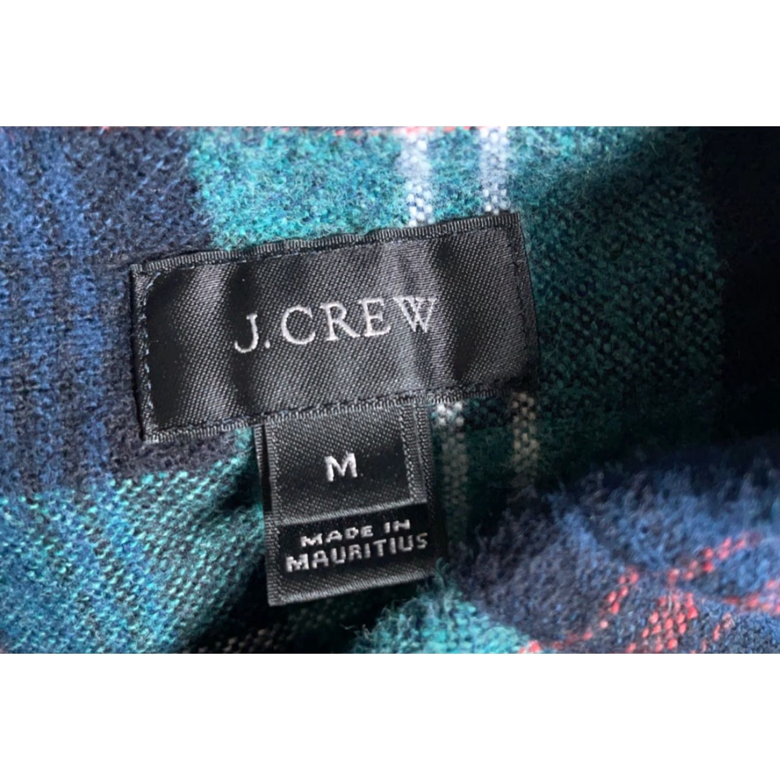 J.Crew VINTAGE J.CREW Wool Blend Flannel Shirt Men's Medium Green Plaid Suede Elbow Patches Size US M / EU 48-50 / 2 - 3 Thumbnail