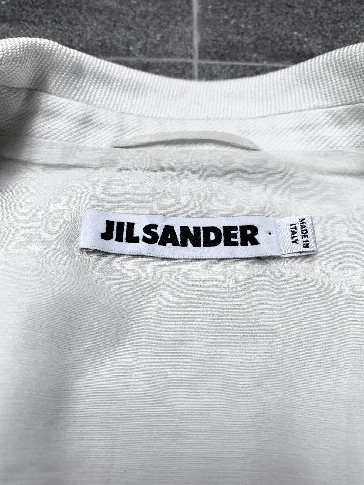 Jil Sander × Raf Simons 2000s Linen Blend Double Breasted Coat Size XS / US 0-2 / IT 36-38 - 8 Thumbnail