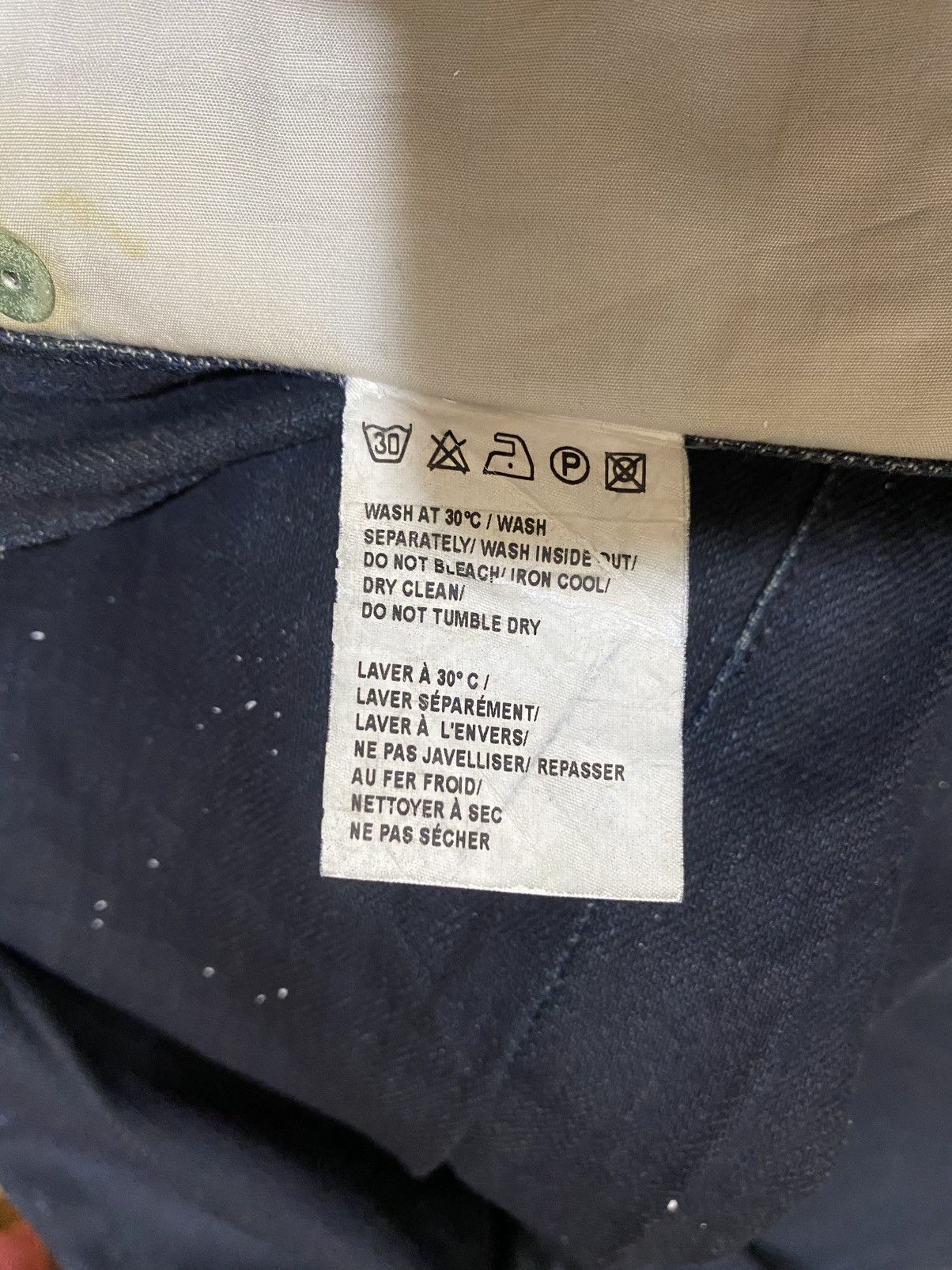 Lanvin Vintage Lanvin X Acne Studio Super Black Denim 12OZ Size US 33 - 17 Thumbnail