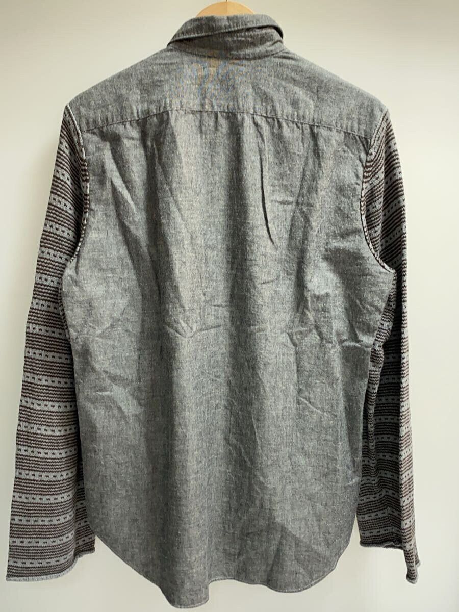 Comme des Garcons × Comme des Garcons Homme Raw Hem Knit Sleeve Button Up Shirt Size US M / EU 48-50 / 2 - 2 Thumbnail