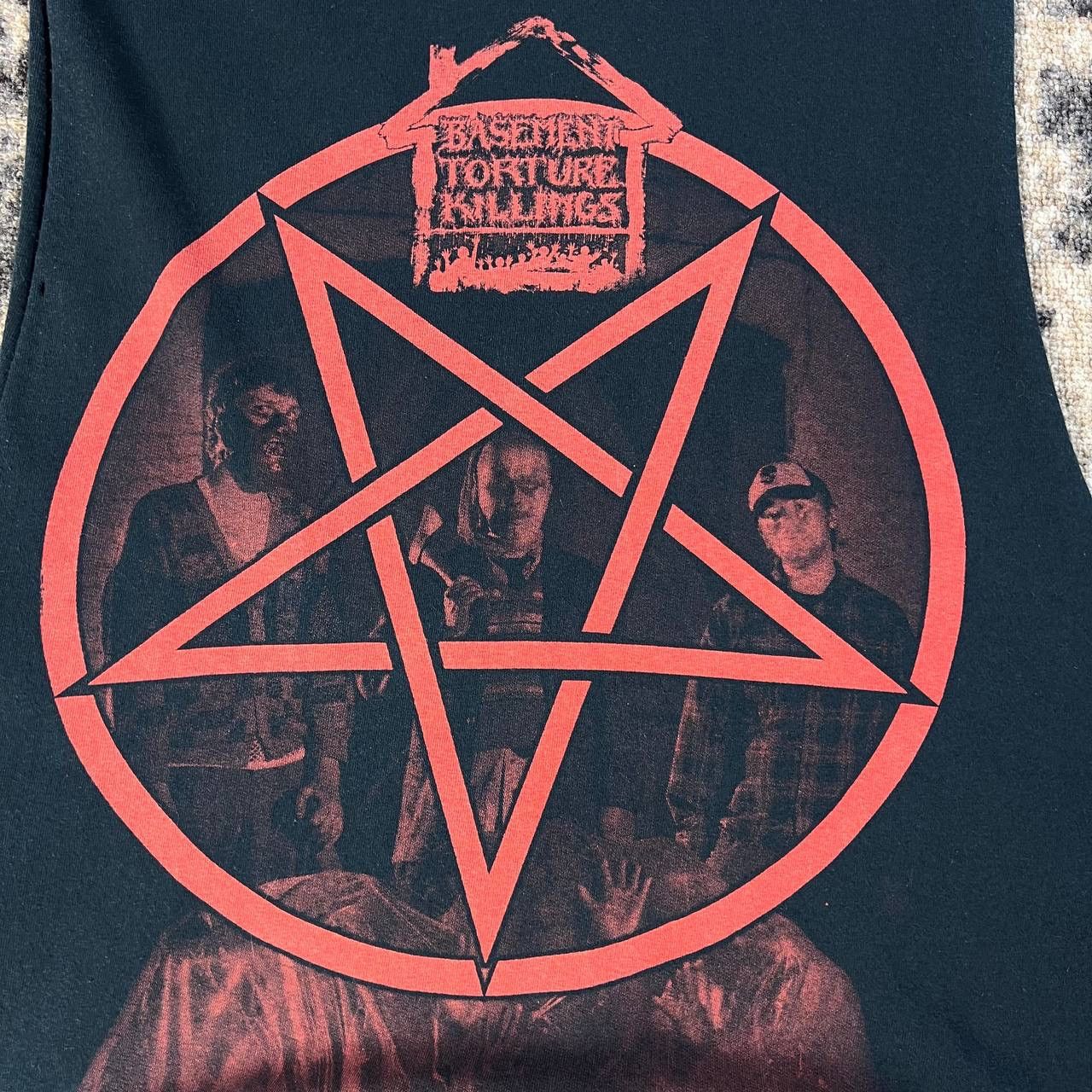 Band Tees Basement Torture Killings Vintage Y2K Rock Band Tank Top Size US XL / EU 56 / 4 - 4 Thumbnail