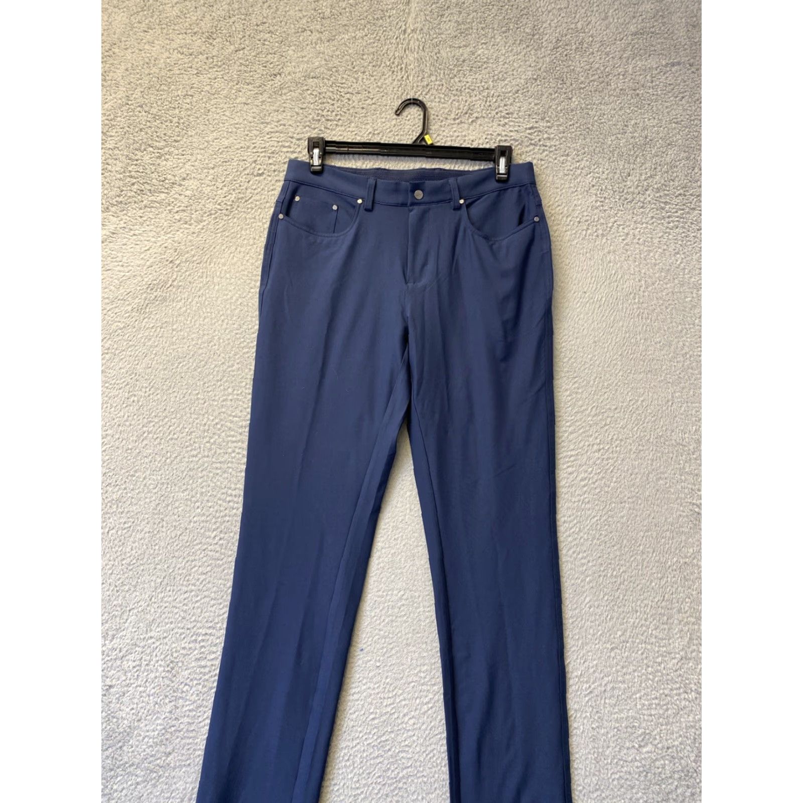 Vintage GREG NORMAN Men's Performance Dress Pants 32X34 Navy Stretch Classic Fit Size US 32 / EU 48 - 2 Thumbnail