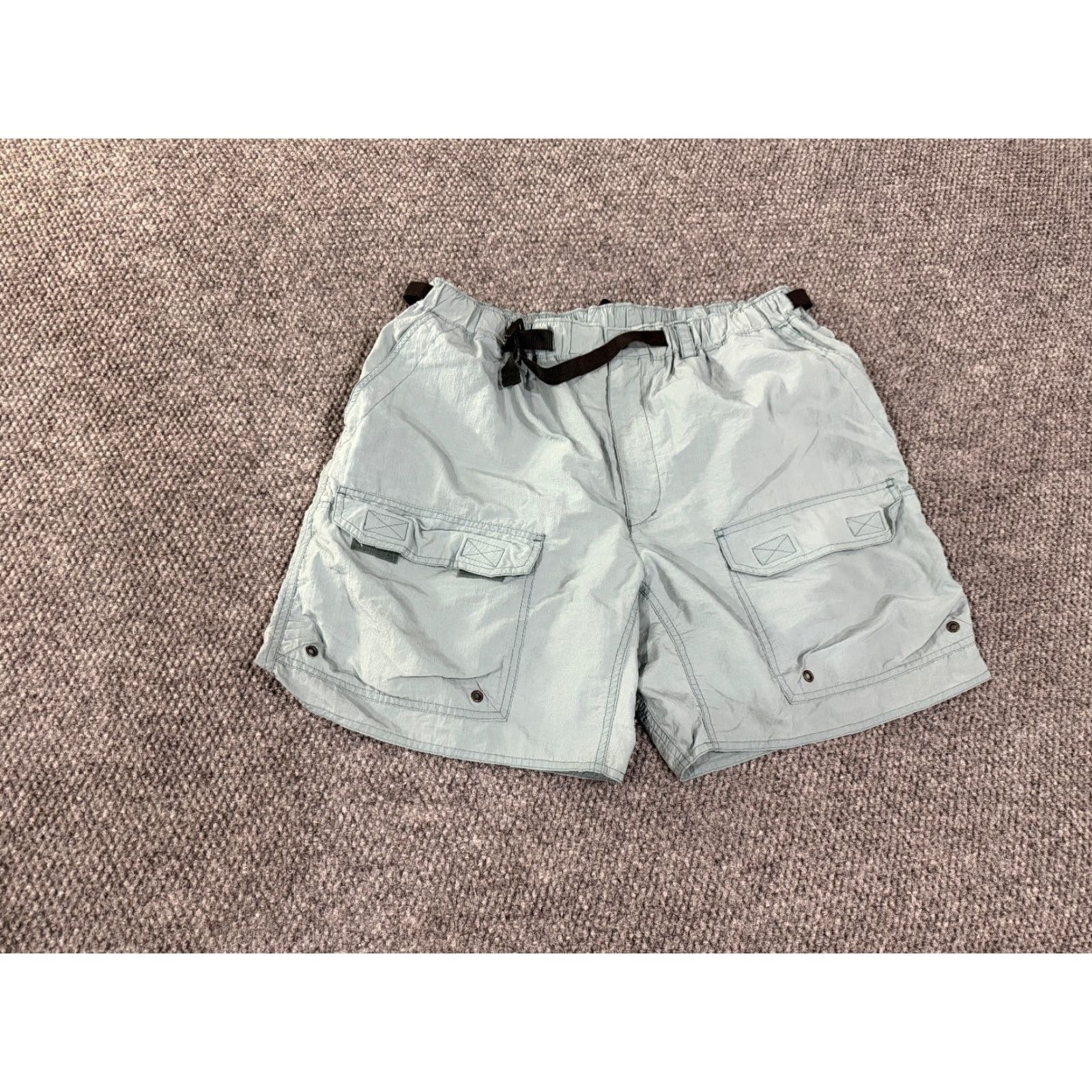 Vintage REI Cargo Shorts Mens XL Blue Lightweight Outdoor Hiking Utility Belted Mens XL Cargo Shorts Blue Lightweight Outdoor Hiking Belted REI Size US 36 / EU 52 - 2 Thumbnail
