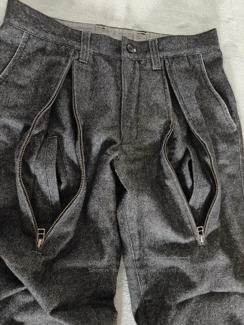 Issey Miyake Issey Miyake Wool Wide-leg Pants Size 25" / US 0 / IT 36 - 3 Thumbnail