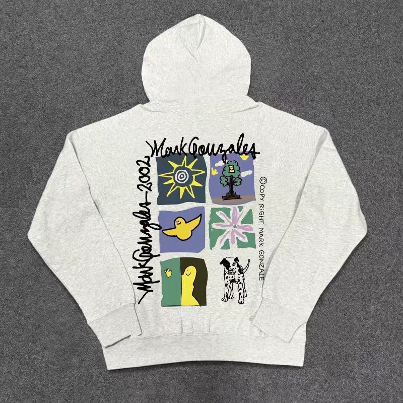 Vintage Mark Gonzales 2002 Artwork Hoodie Size US L / EU 52-54 / 3 - 1 Thumbnail