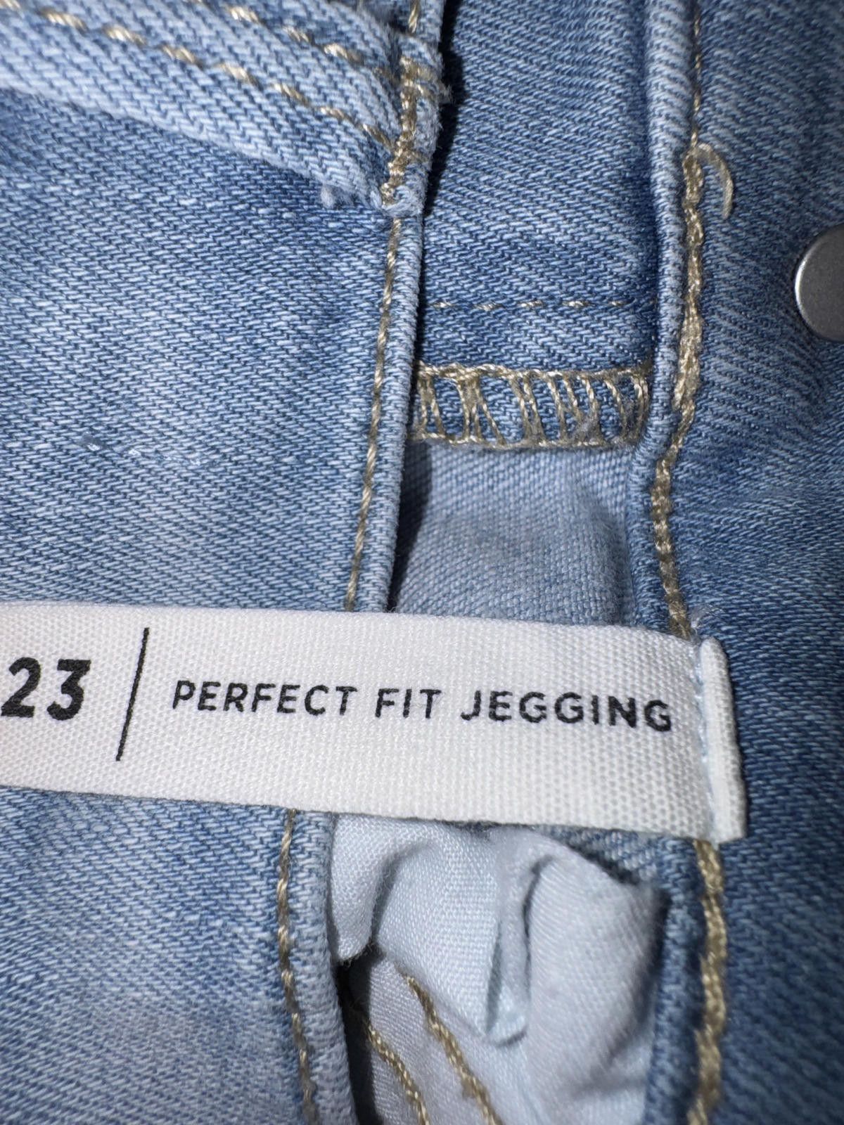 Pacsun PacSun Women's 23 Distressed Perfect Fit Jegging Light Blue Size 23" - 5 Thumbnail