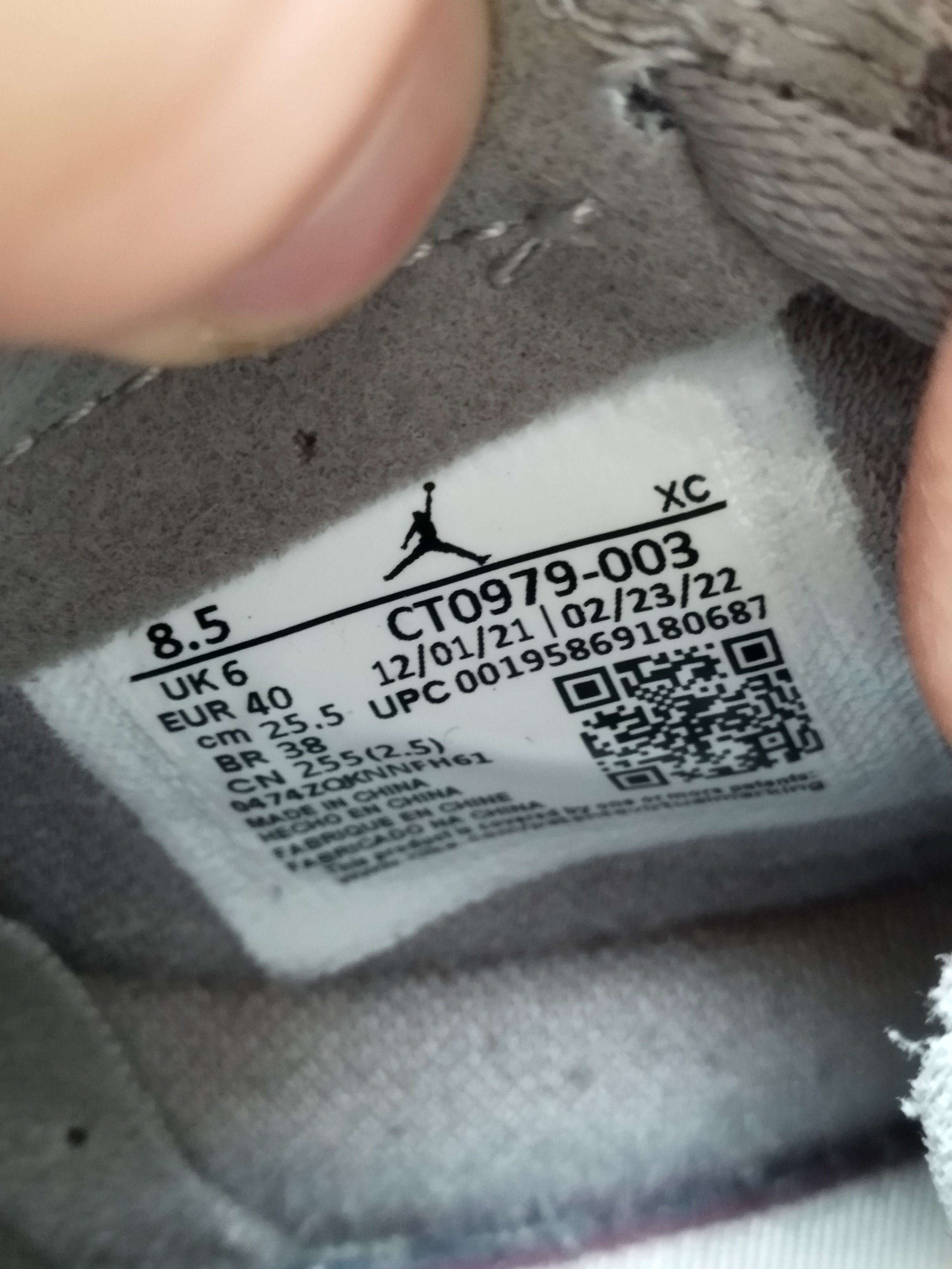 Jordan Brand Nike Jordan 1 Mid Zoom CMFT Grey Fog OG Size US 8.5 / EU 41-42 - 14 Thumbnail