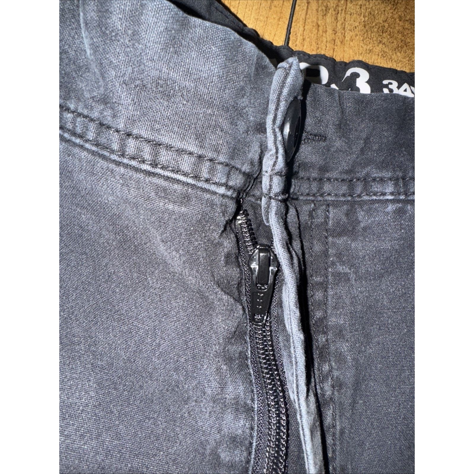 Vintage FXD Workwear Cargo Pants 34x32 Black Utility Tactical Work Size US 36 / EU 52 - 2 Thumbnail