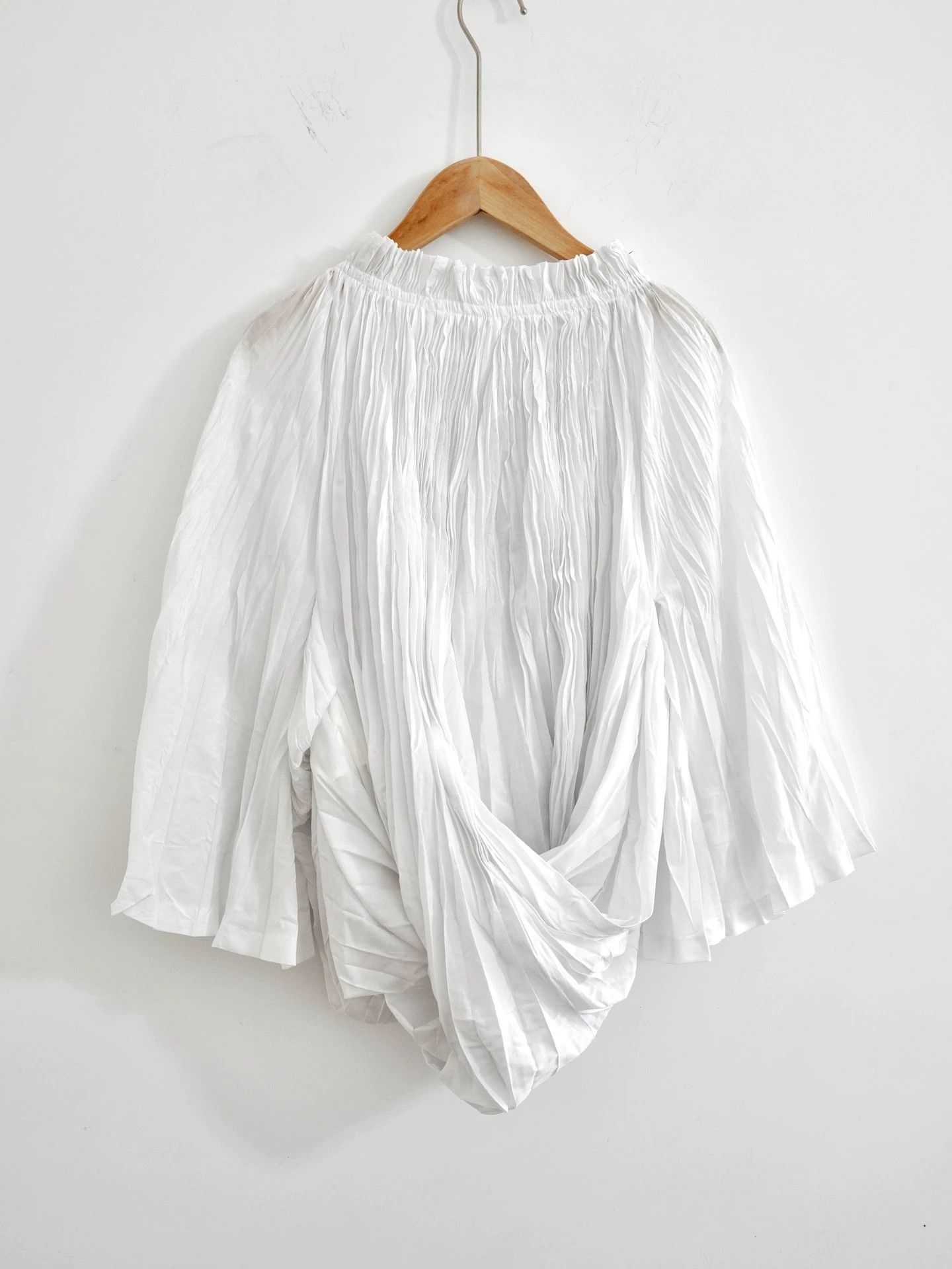 Junya Watanabe Junya Watanabe 2009SS Pleated Tie Neck Shirt XS Size XS / US 0-2 / IT 36-38 - 3 Thumbnail
