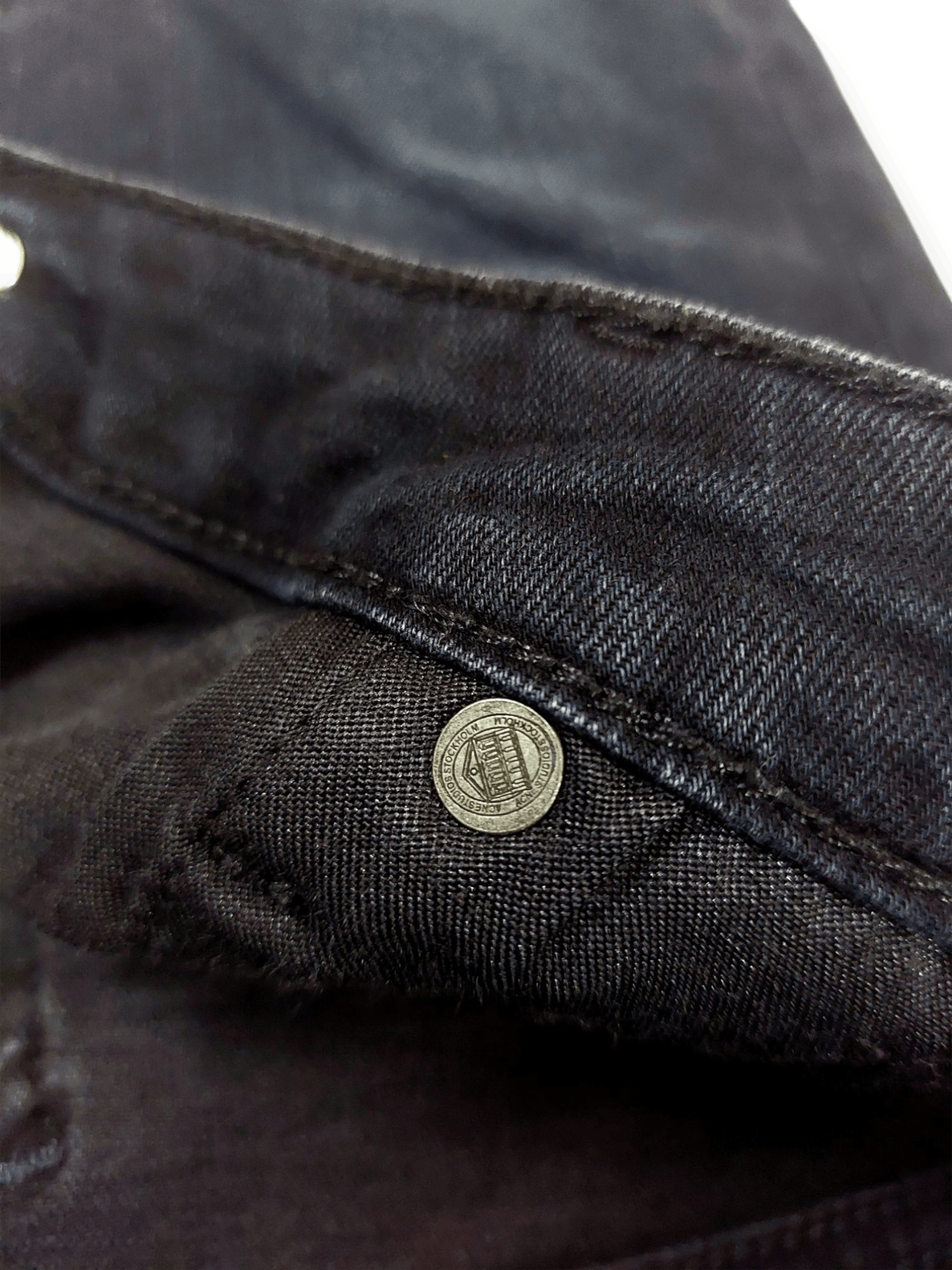 Acne Studios Flex Basement Skinny Black Jeans