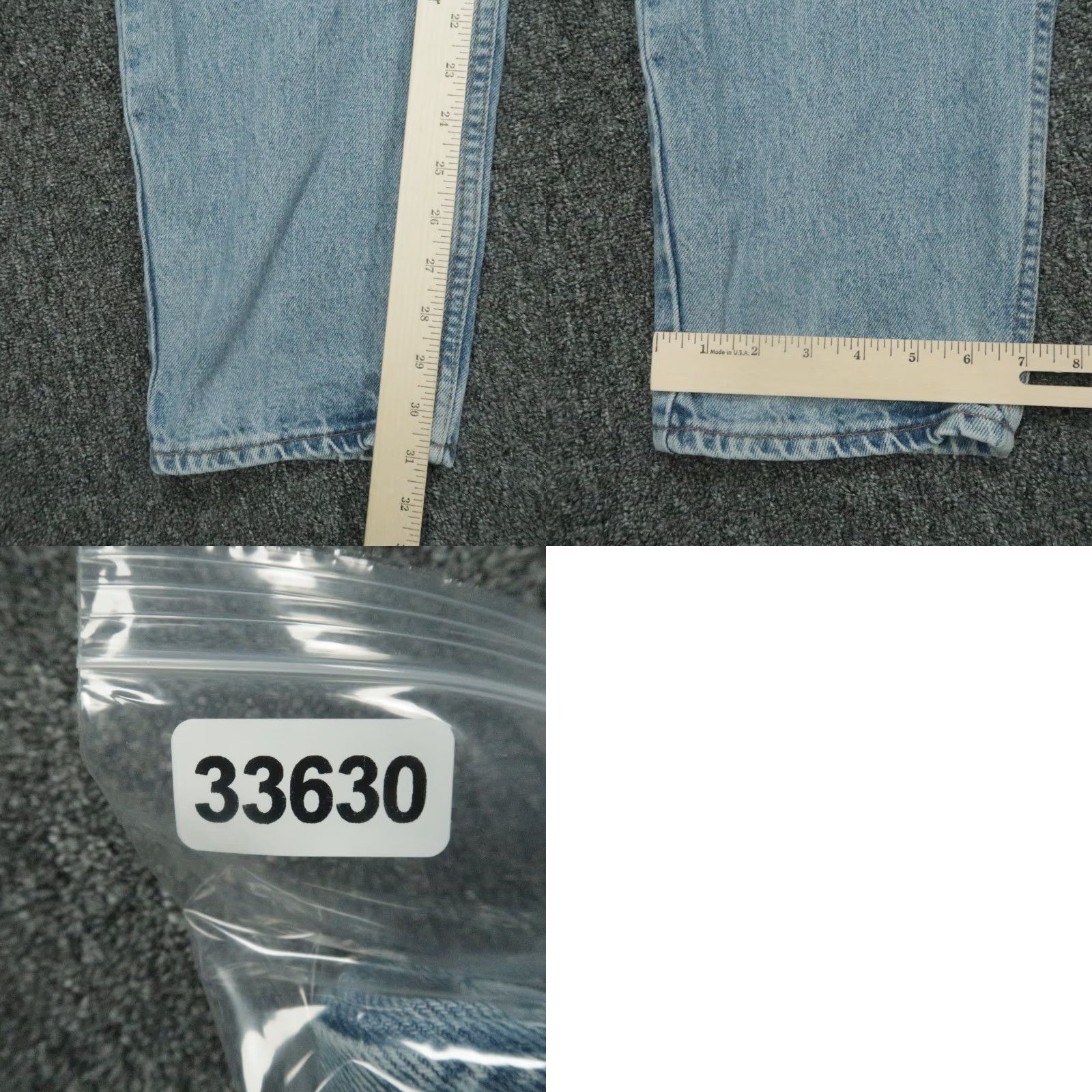 Levi's VINTAGE Levi's 550 Jeans Men 36x32 Denim Blue Relaxed Fit 5-Pocket 90s Y2K Men’s Jeans Reg Size US 36 / EU 52 - 8 Thumbnail
