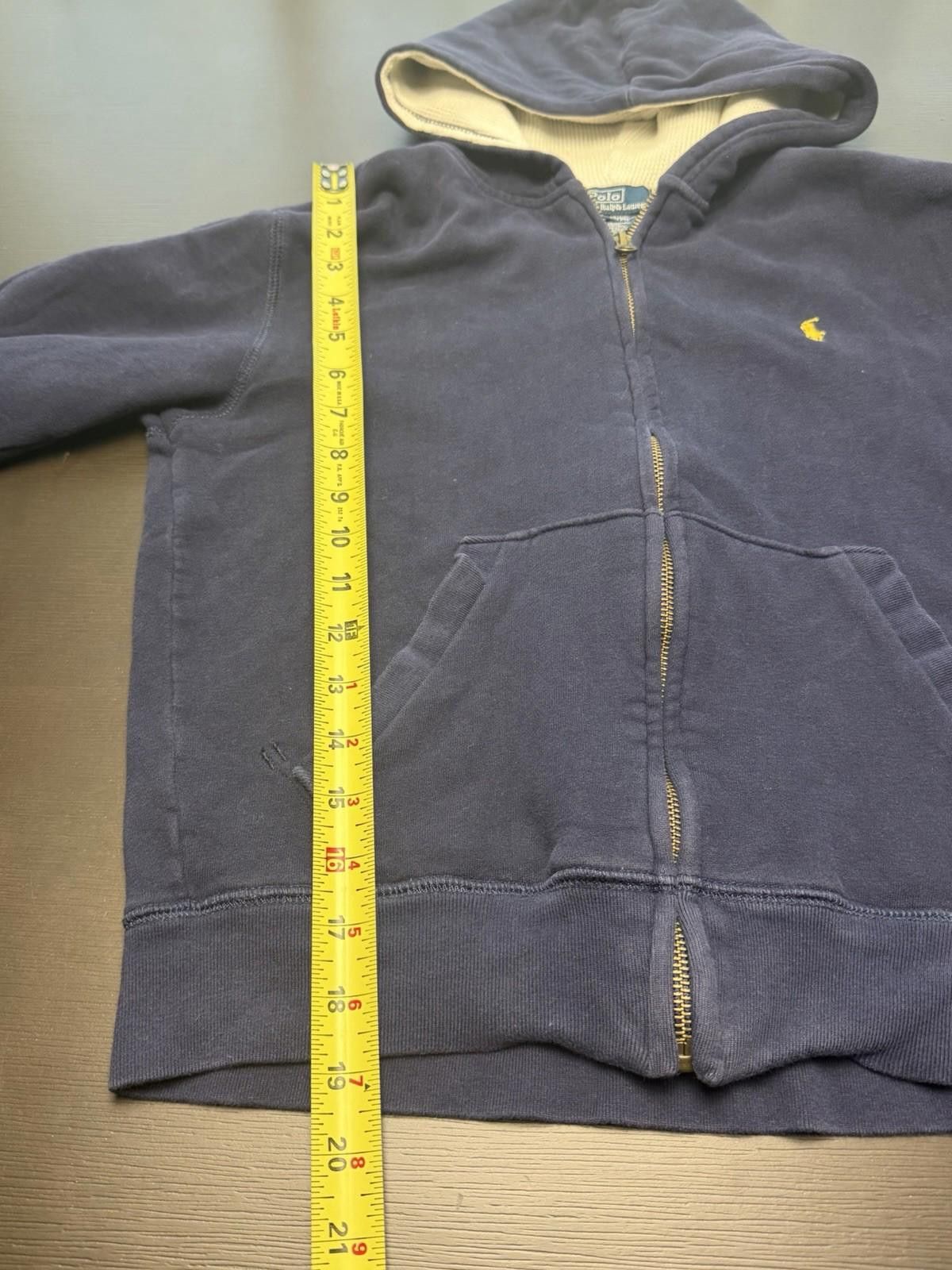 Polo Ralph Lauren Polo Ralph Lauren Hoodie Sweater Youth Boys M 12Y/14 Navy Size US XL / EU 56 / 4 - 3 Thumbnail