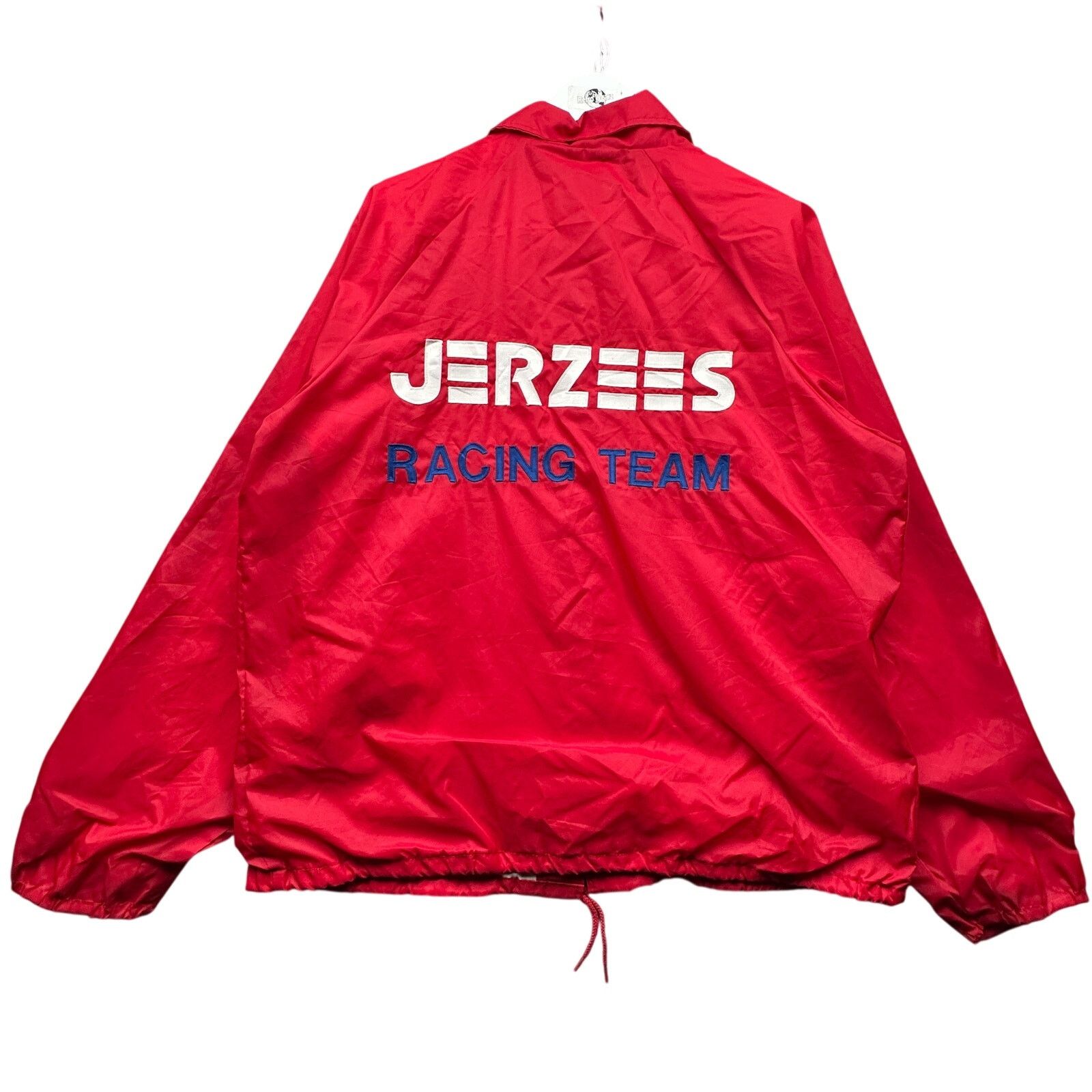 Jerzees Vintage 90s Jerzees Russell Racing Team Jacket Mens XL Red Size US XL / EU 56 / 4 - 1 Thumbnail