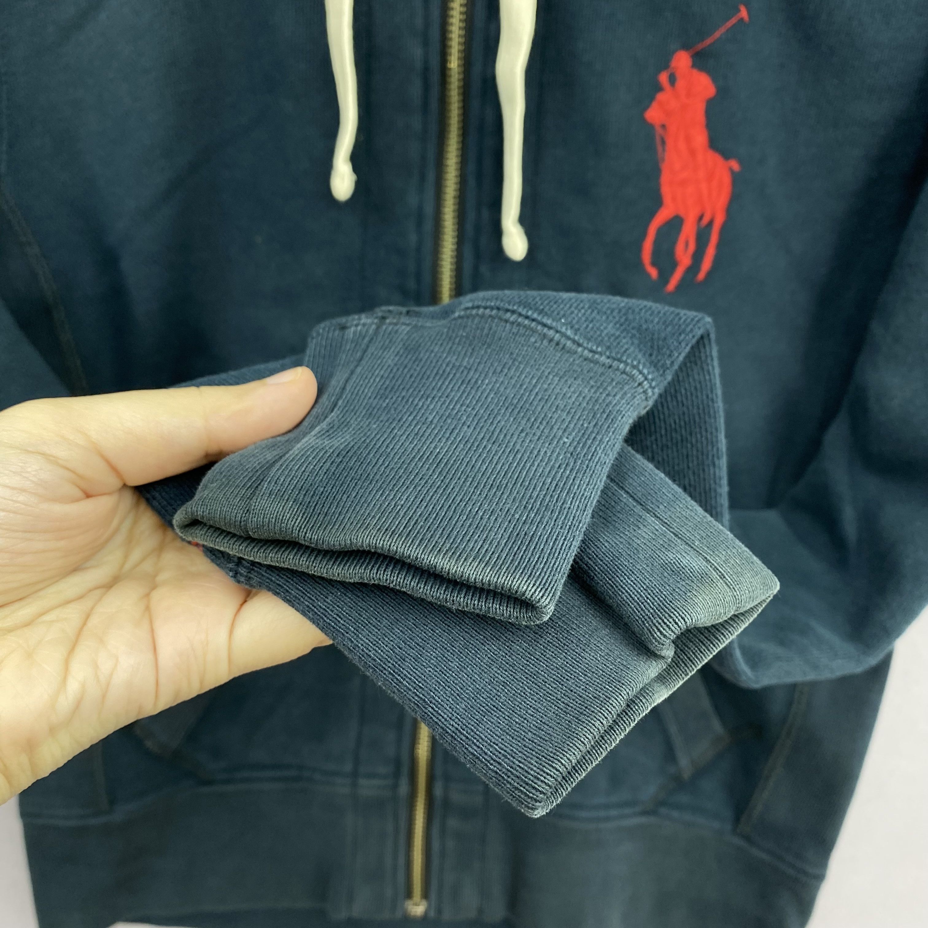 Polo Ralph Lauren Vintage Polo Ralph Lauren Red Pony Full Zip Hoodie Sweater Size US S / EU 44-46 / 1 - 6 Thumbnail