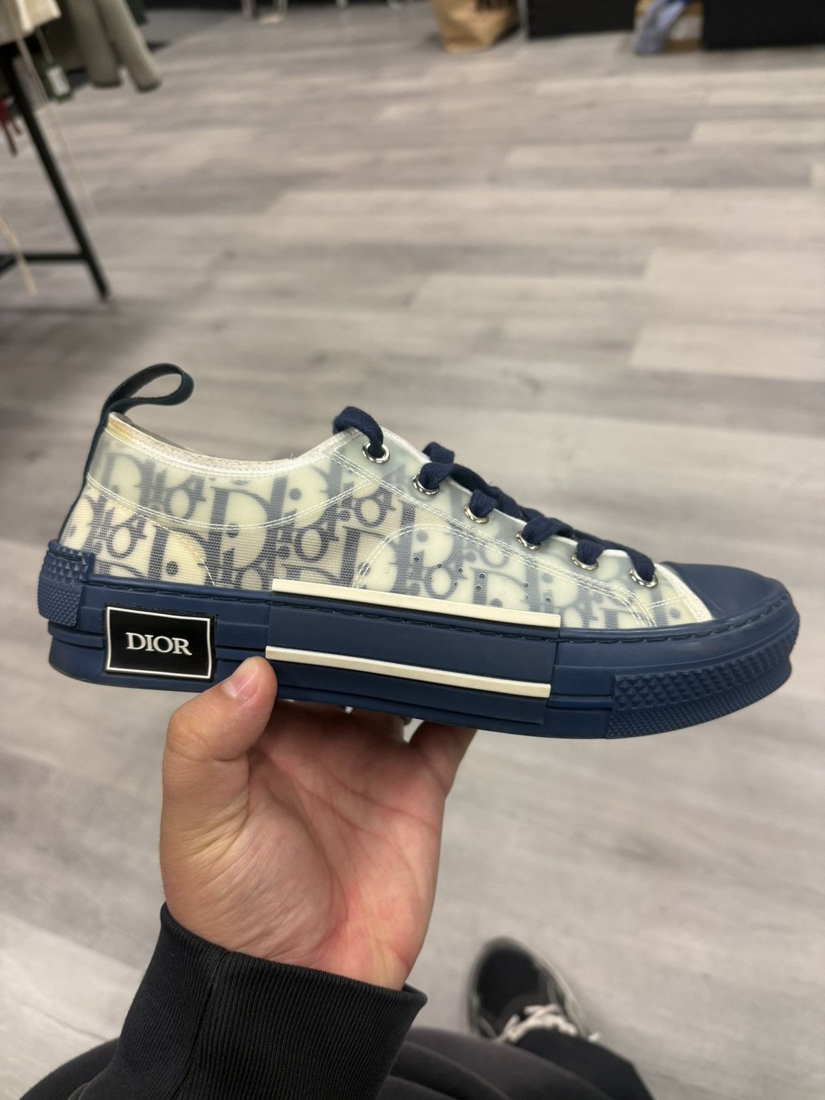 Dior Dior B23 Low Oblique Blue Size US 7 / EU 40 - 1 Thumbnail