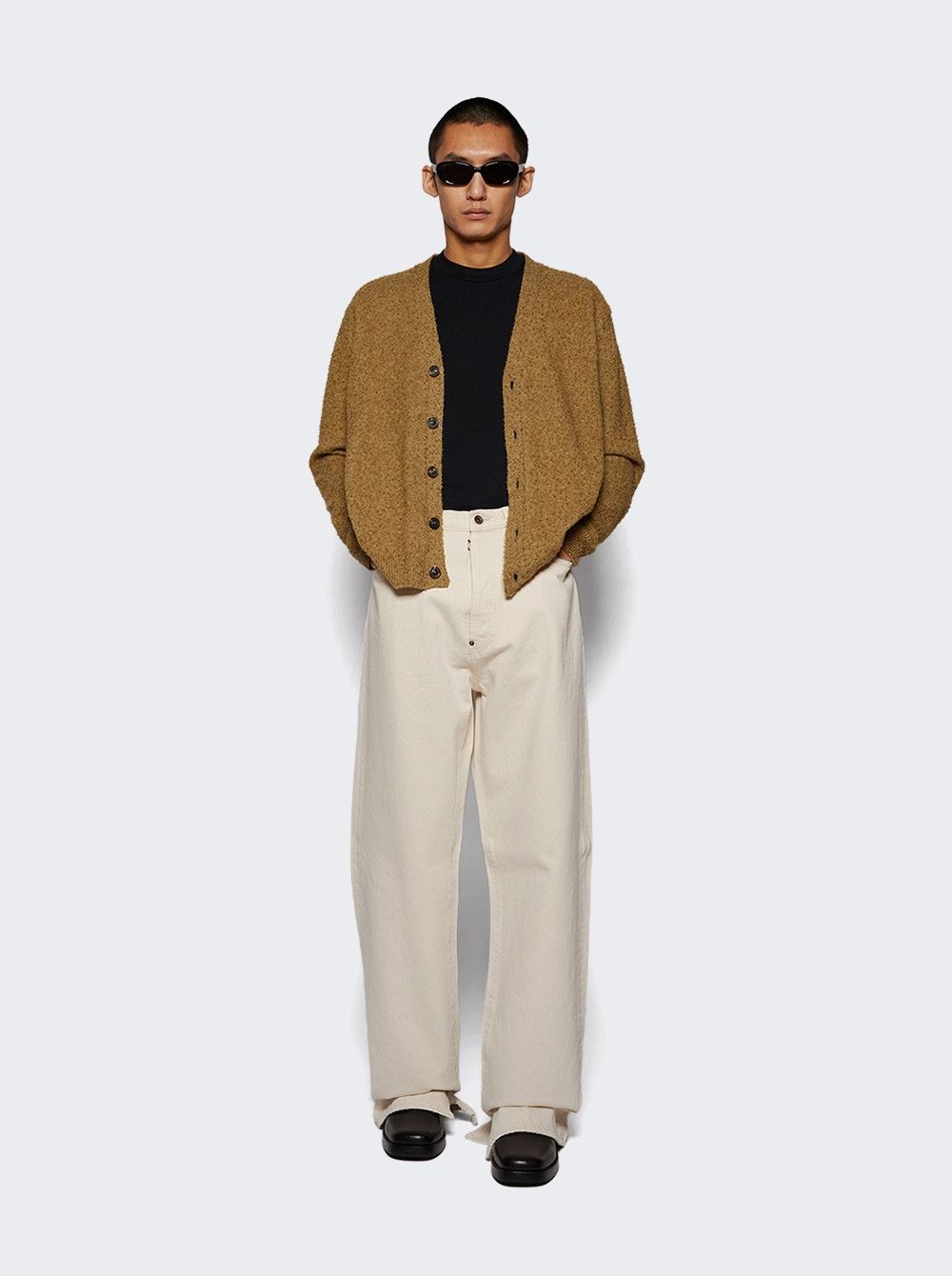 Maison Margiela Maison Margiela Buckle Jeans - Ecru Size US 29 - 2 Thumbnail