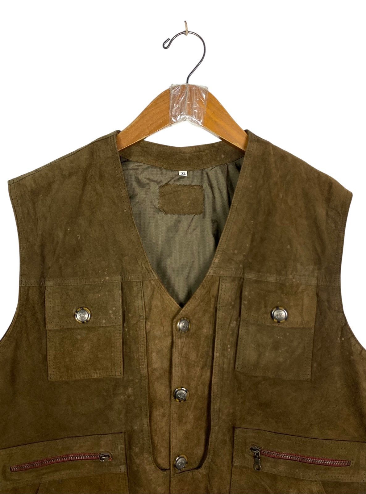 Vintage Rare‼️ The Great Seal of the State of Oklahoma Suede Vest Size US S / EU 44-46 / 1 - 4 Thumbnail