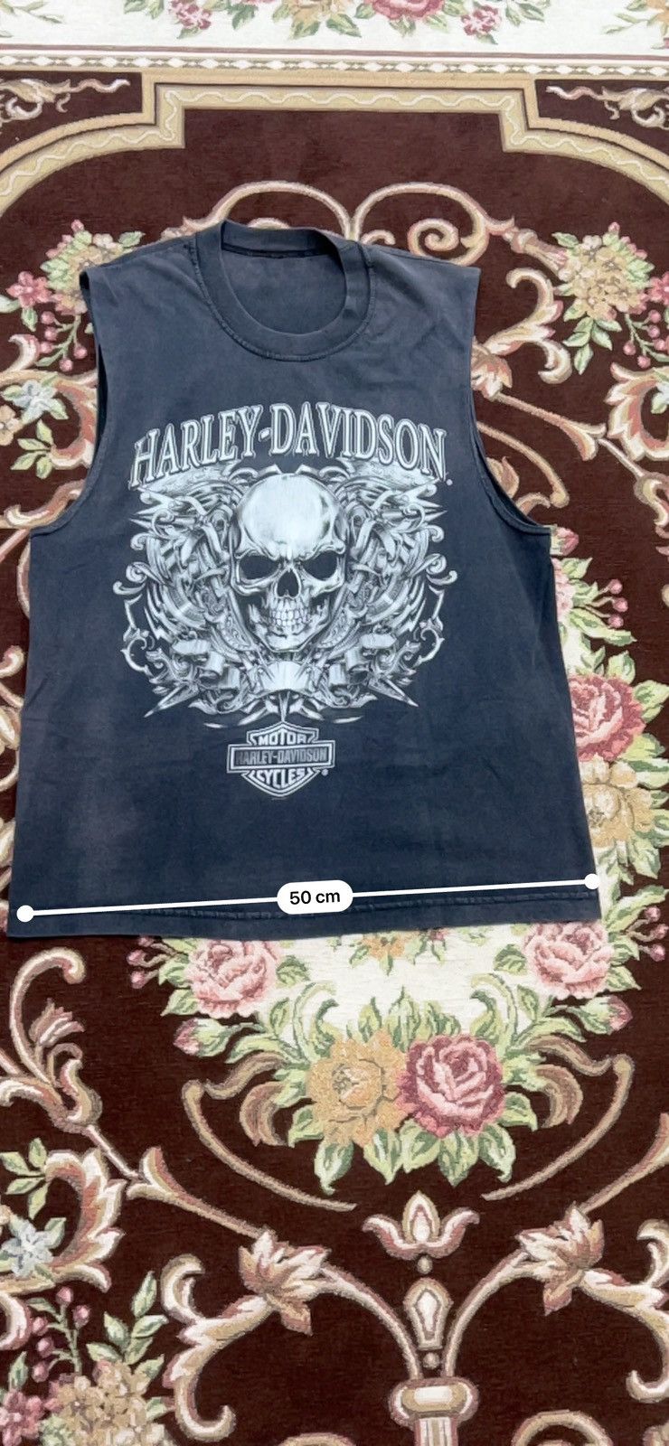 Harley Davidson × Vintage Sleeveless Shirt - Harley Davidson HD Size US M / EU 48-50 / 2 - 11 Thumbnail