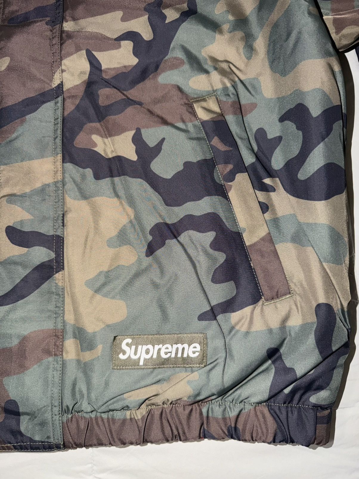 Supreme Supreme Polartec Reversible Track Jacket Woodland Camo (M) Size US M / EU 48-50 / 2 - 5 Thumbnail