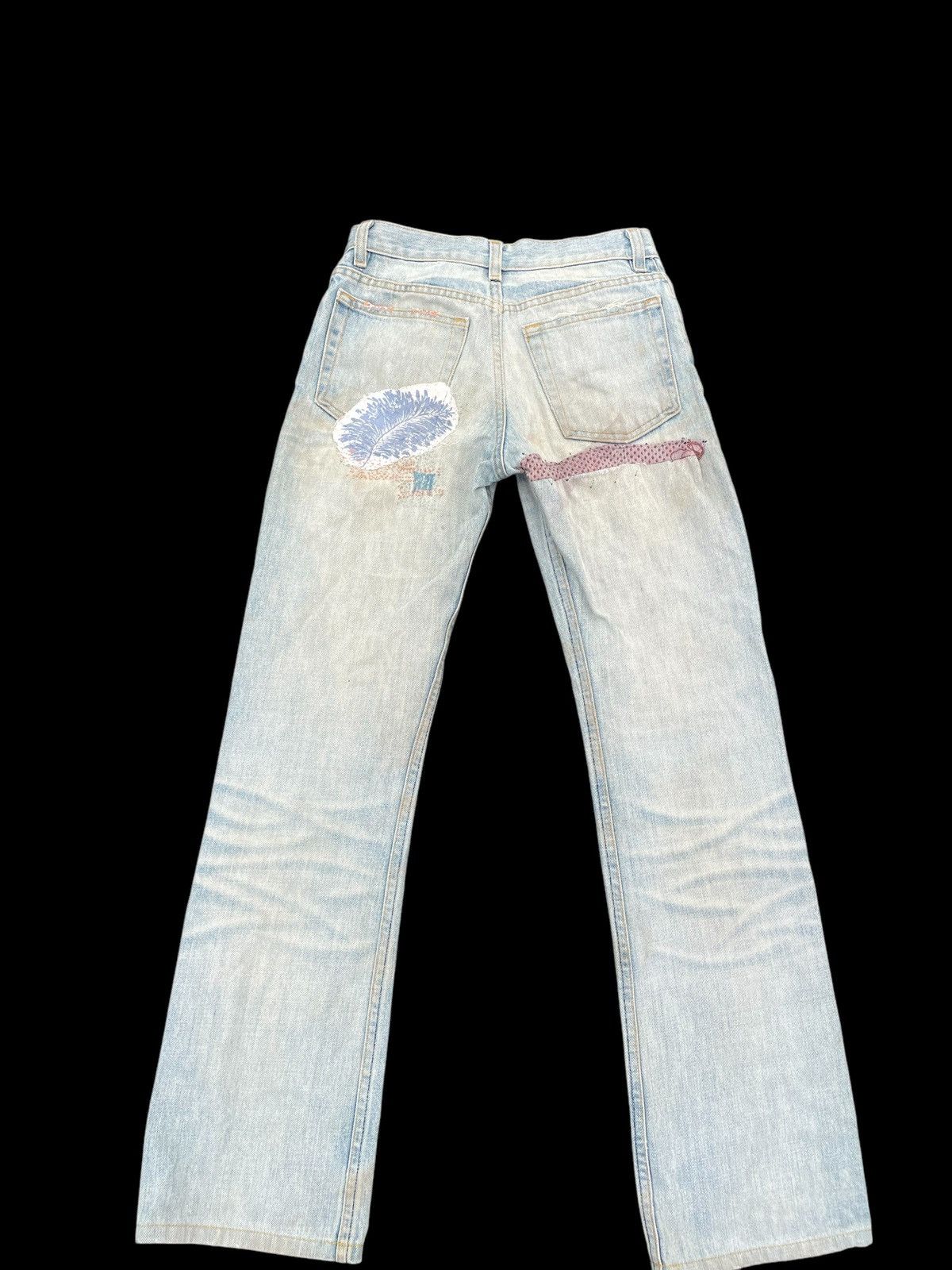 Helmut Lang × Vintage Vintage Helmut Lang Distressed Size 24" / US 00 / IT 34 - 2 Thumbnail