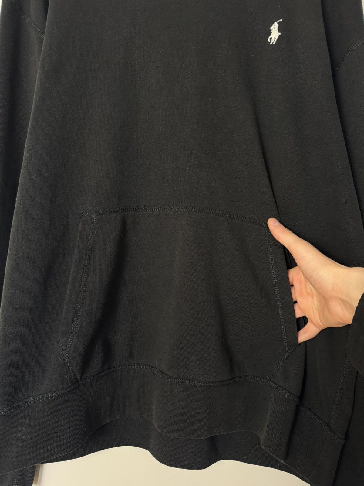 Polo Ralph Lauren Polo Ralph Lauren Black hoodie logo streetwear designer Size US L / EU 52-54 / 3 - 5 Thumbnail