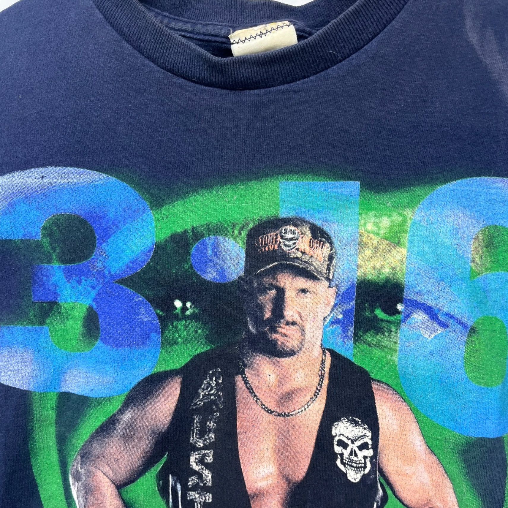 Vintage VINTAGE WWE Stone Cold Steve Austin 3:16 Muscle Tee M Shirt Men Blue 2000s Decade 90s 00s WWF Embroidered Edges Short Sleeve Crew Neck Size US M / EU 48-50 / 2 - 3 Thumbnail