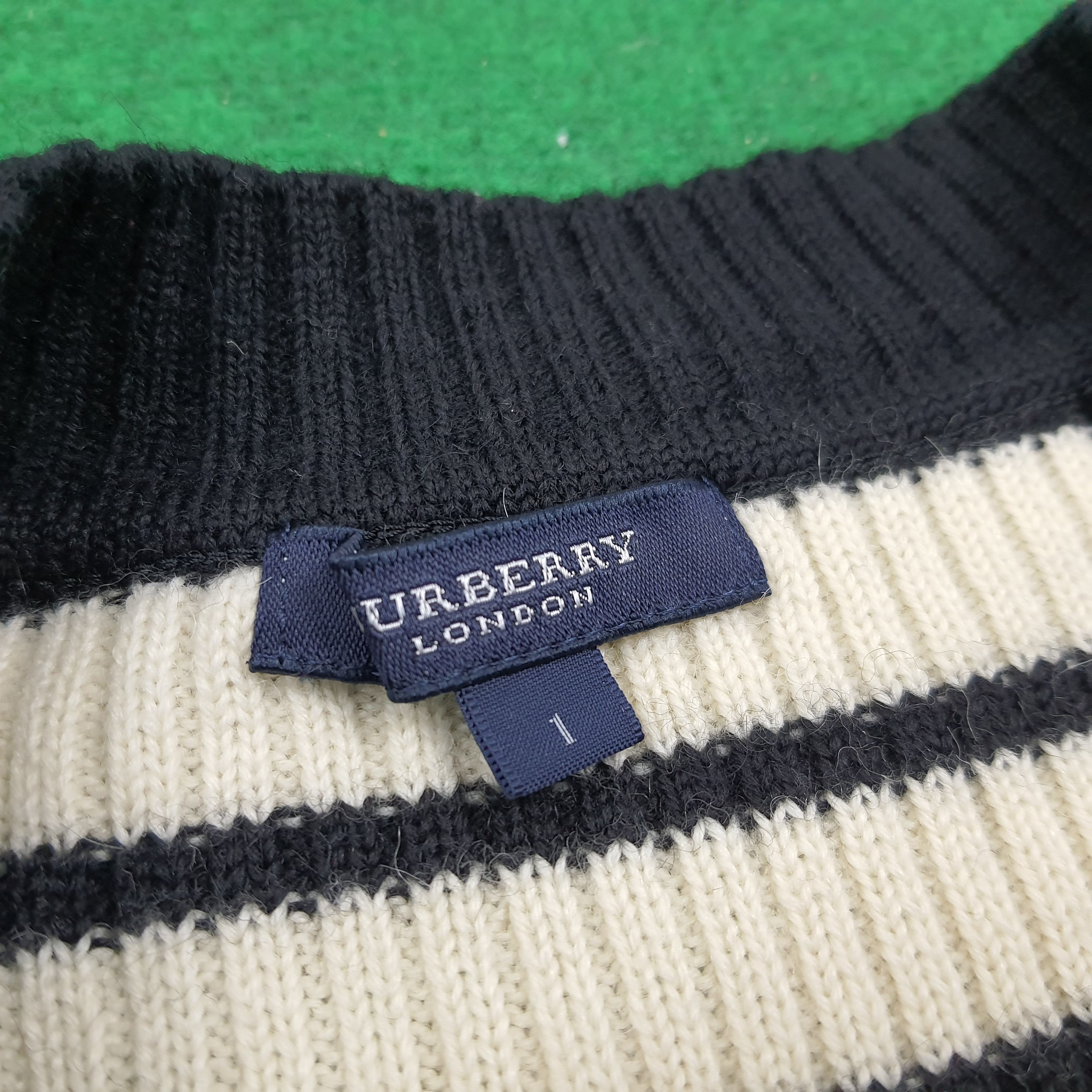 Burberry × Vintage Vintage Burberry Knitted Long Sleeve Winter Style Shirt Size XXS / US 00 / IT 34 - 5 Thumbnail